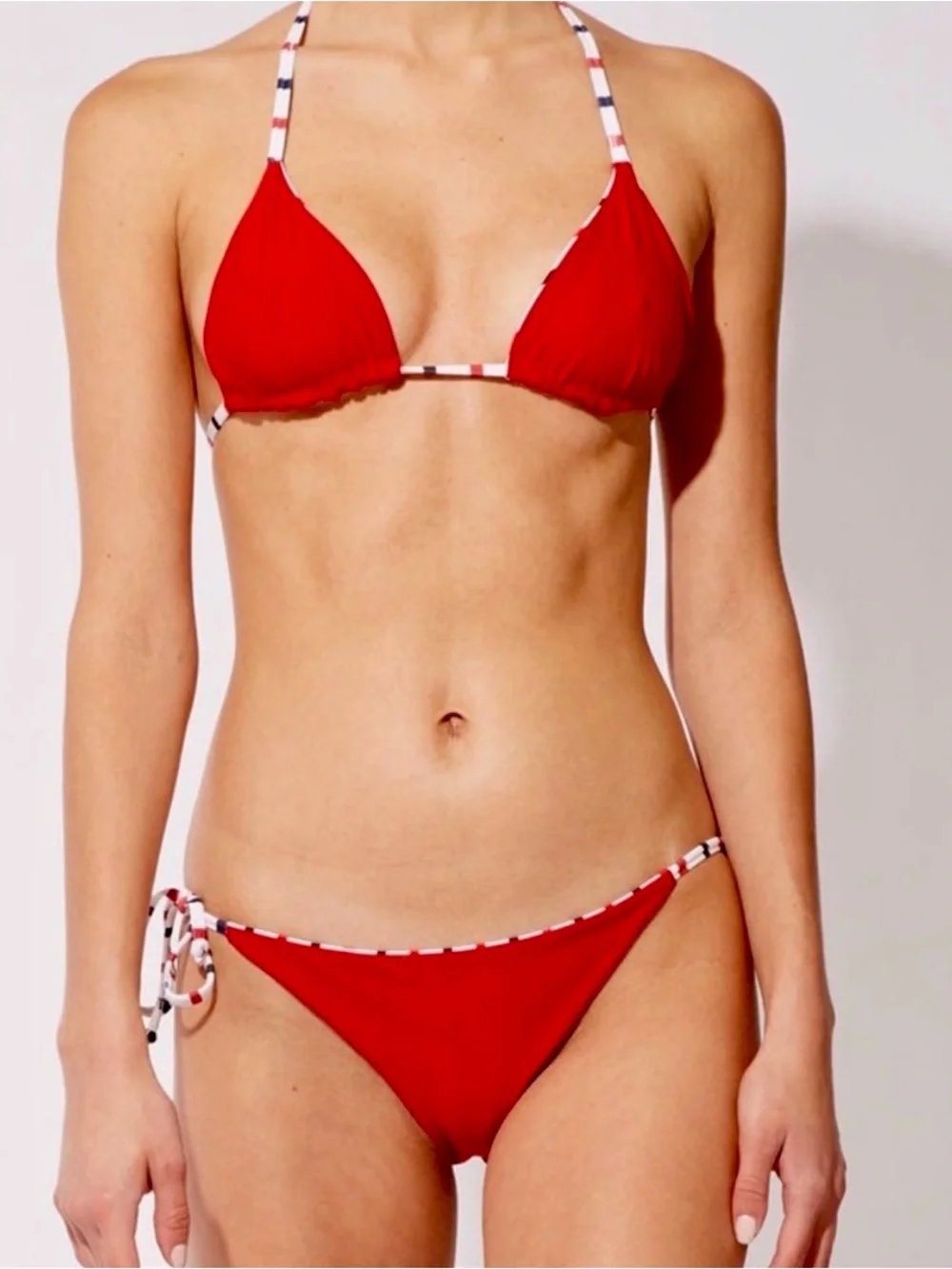 Solid & Striped + Saint James Collab — Reversible Bikini — NWT - small